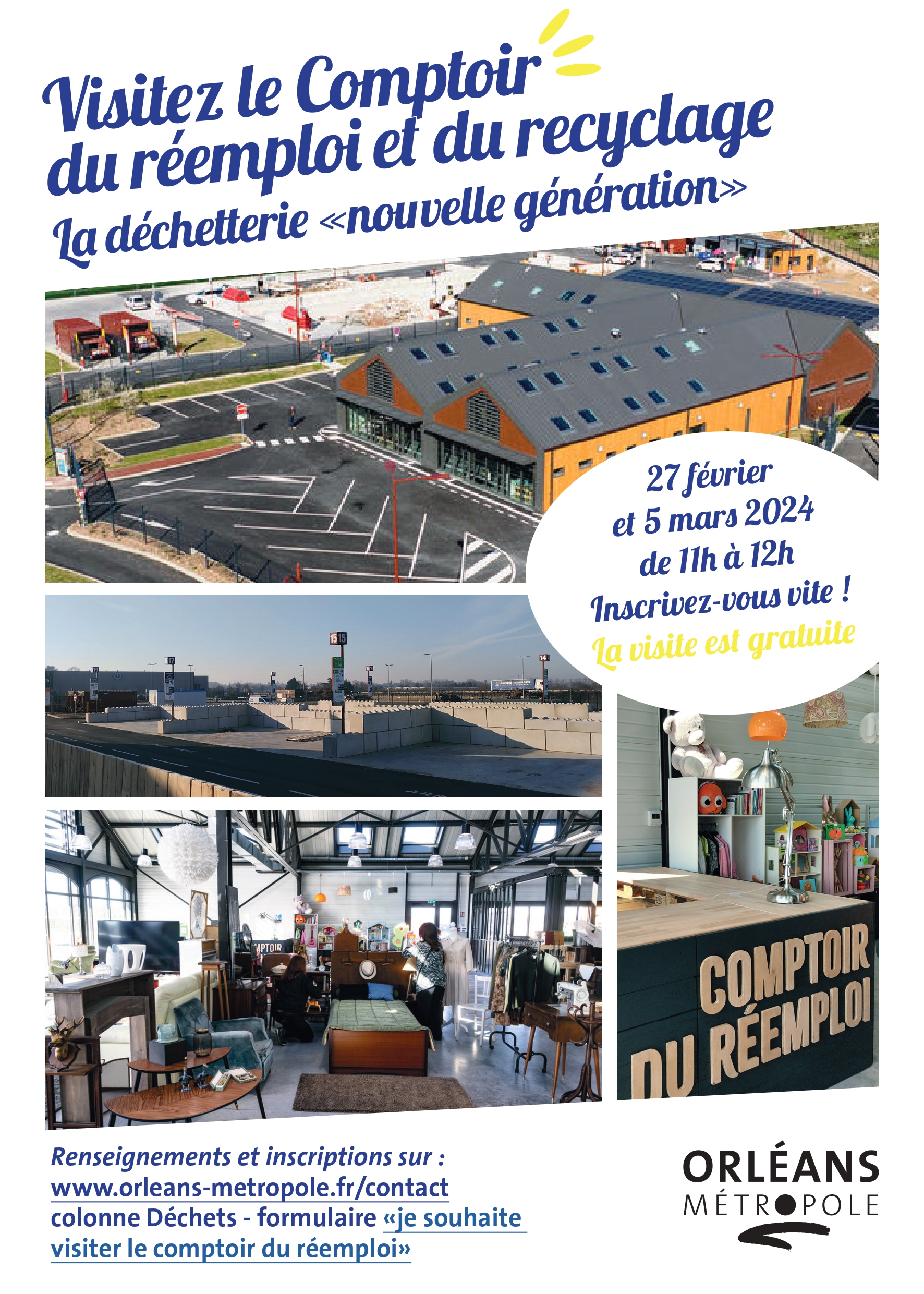 Visitez le Comptoir du réemploi et du recyclage : la déchetterie « nouvelle génération » (1/1)